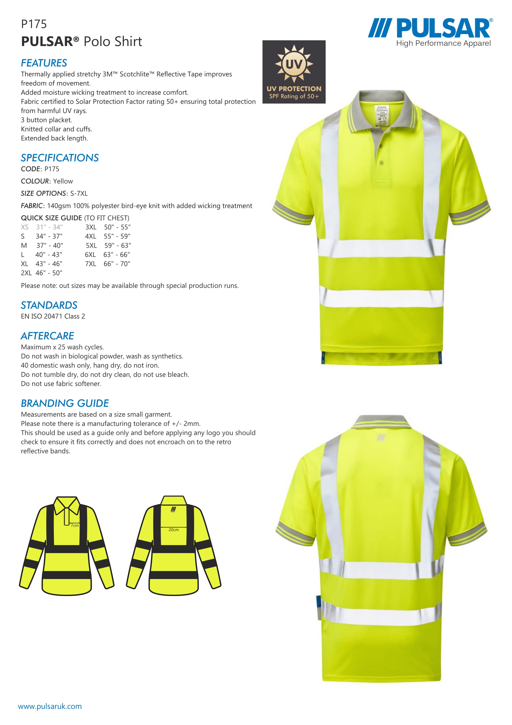 PULSAR® POLO SHIRT (P175) - Image 4