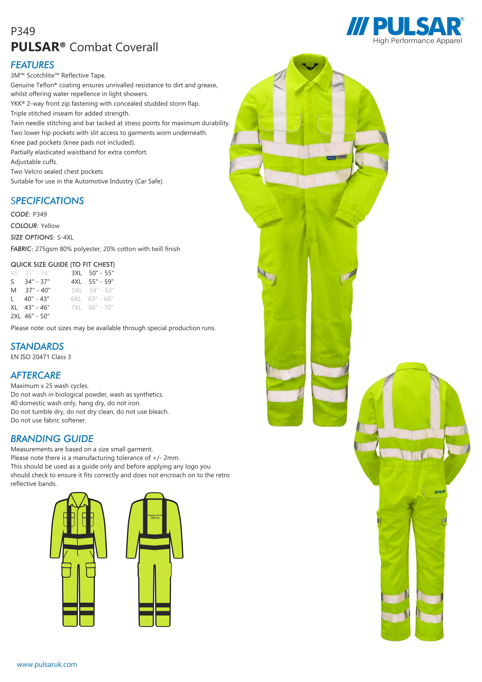 PULSAR® COMBAT COVERALL (P349) - Image 6