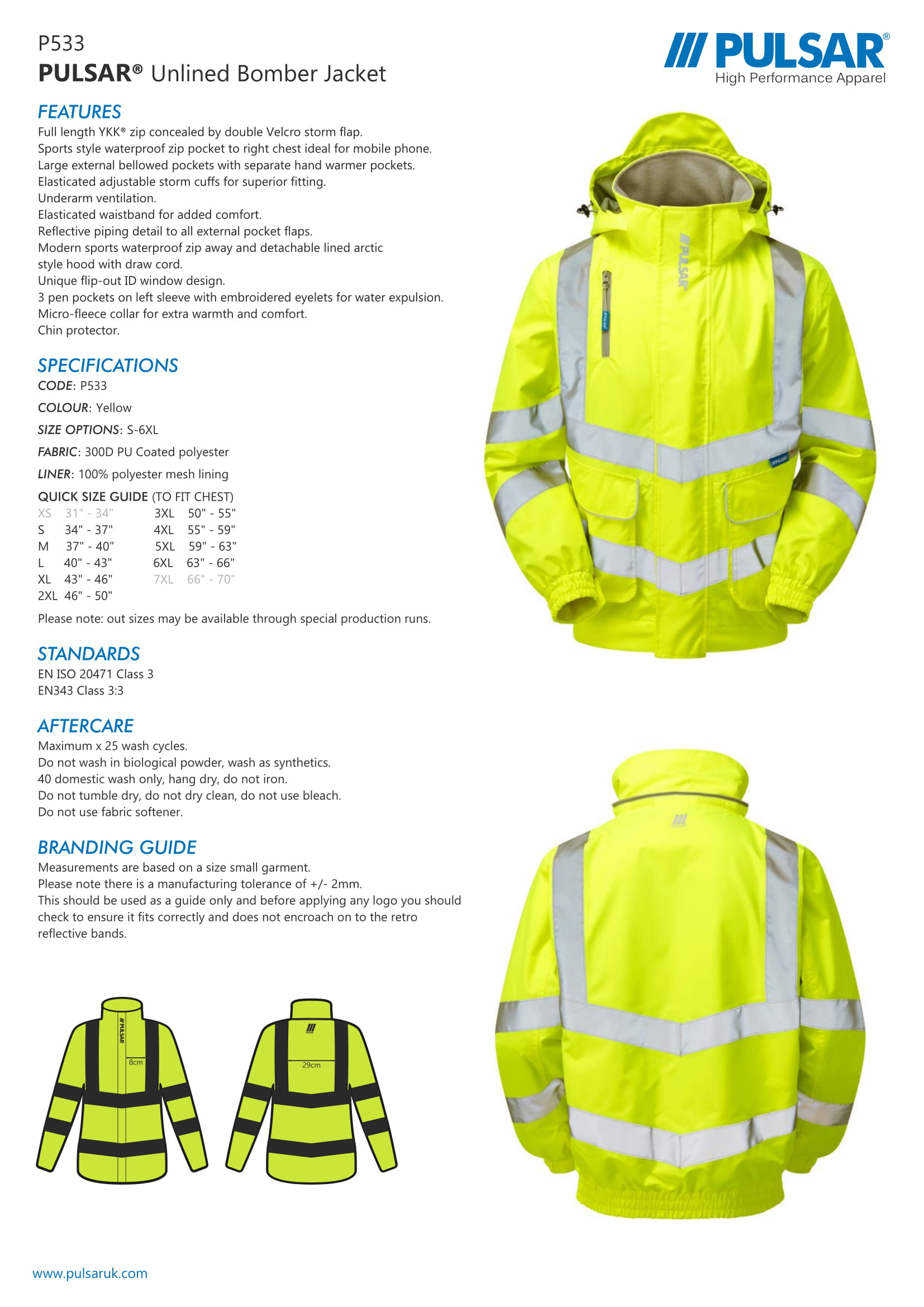 PULSAR® UNLINED BOMBER JACKET (P533) - Image 4