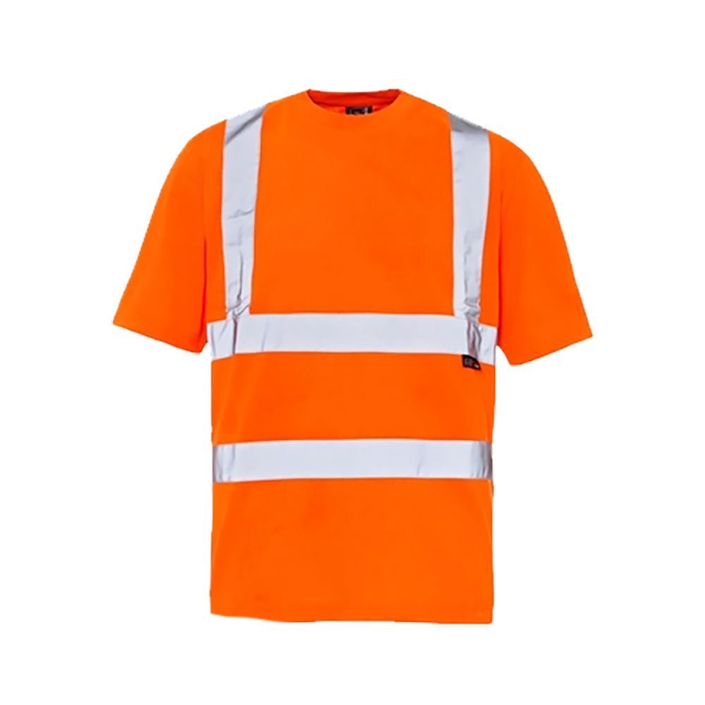 Hi Vis Orange Short Sleeve T-Shirt (HV9151) - Image 2
