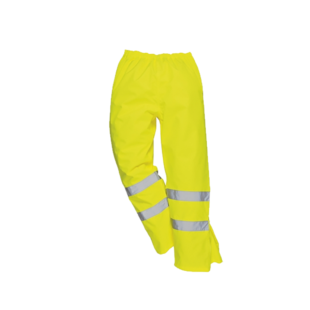 Hi Vis Yellow Wet Weather Breathable Over Trousers (HV2211) - Image 2