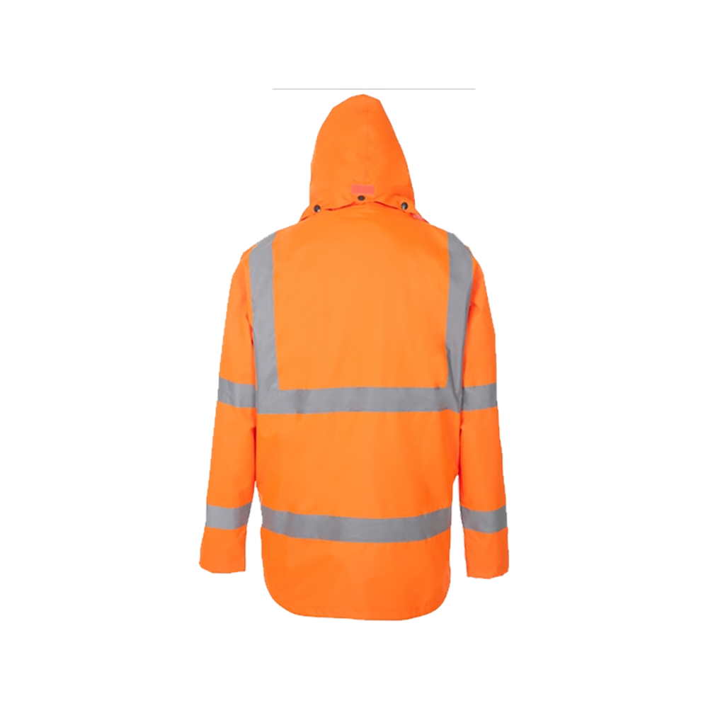 Hi Vis Orange Waterproof Padded Coat (HV1110) - Spartan Safety