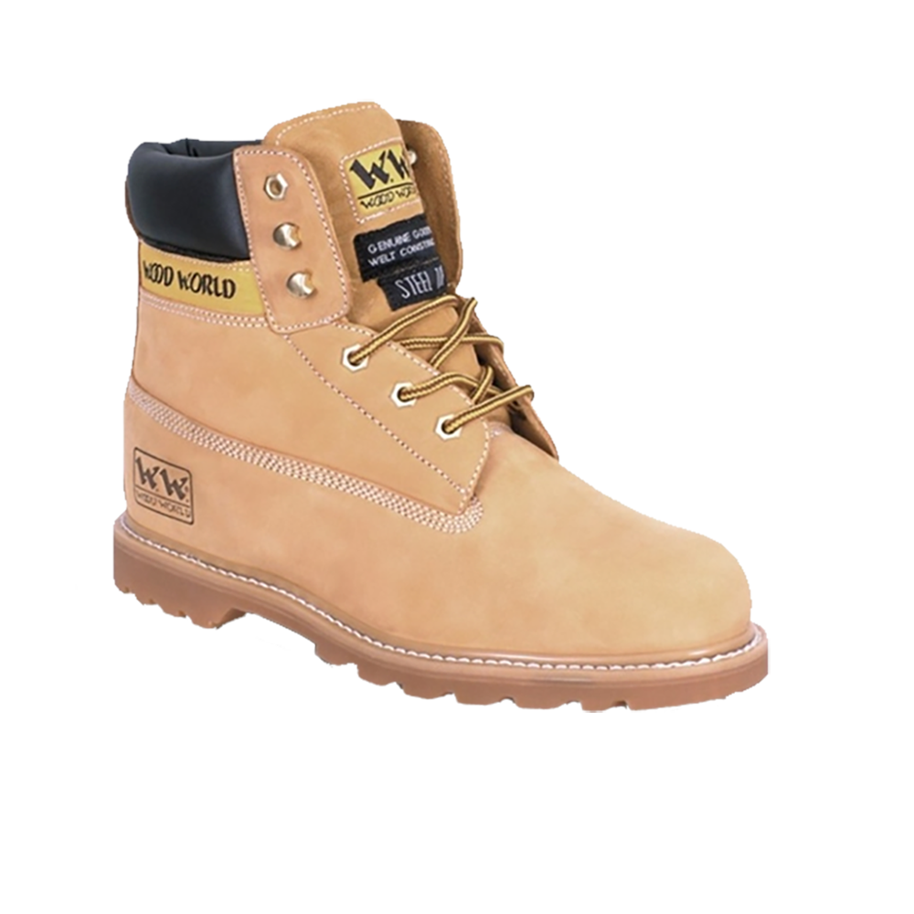 Wood World Goodyear Honey Welted Safety Boot - Spartan Safety