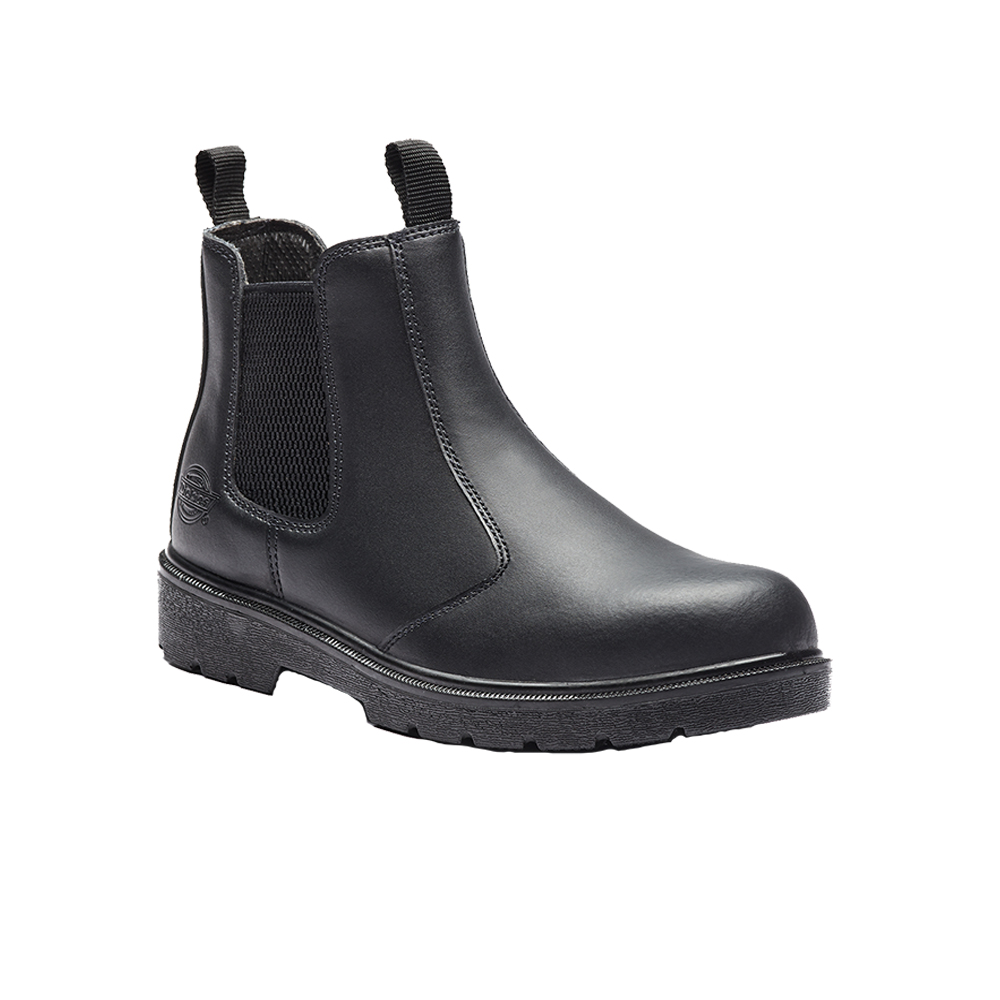 Safety Black Chelsea Boots 