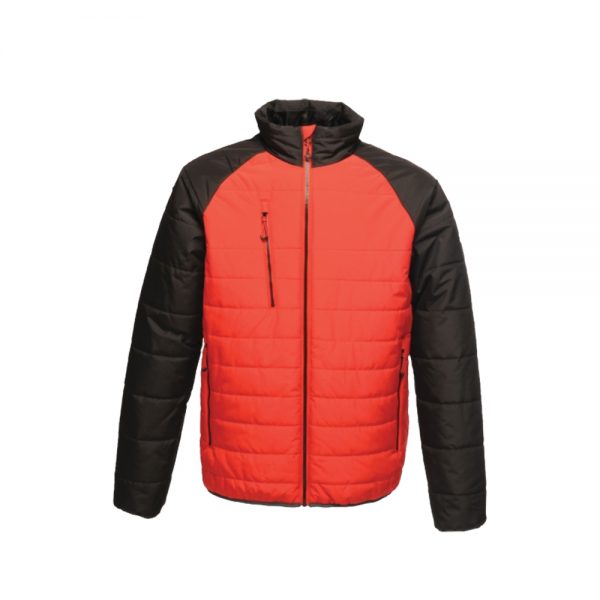 Regatta Mens Glacial Warmloft Thermal Ripstop Jacket (TRA453) Pepper-Black